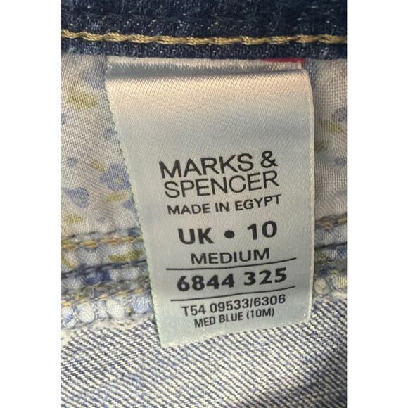 Marks & Spencer M&S Bootcut Jeans Size 10 Women’s Medium Wash Blue 30x30 - Picture 4 of 7